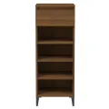 Étagère à chaussures Chêne marron 40x36x105 cm Bois ingénierie