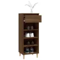 Armoire à chaussures Chêne marron 40x36x105cm Bois d'ingénierie