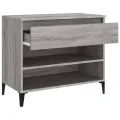 Armoire à chaussures Sonoma gris 70x36x60 cm Bois d'ingénierie