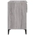 Armoire à chaussures Sonoma gris 70x36x60 cm Bois d'ingénierie