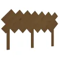 Tête de lit Marron miel 151,5x3x81 cm Bois massif de pin