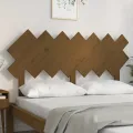 Tête de lit Marron miel 151,5x3x81 cm Bois massif de pin