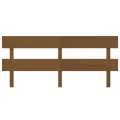 Tête de lit Marron miel 184x3x81 cm Bois massif de pin