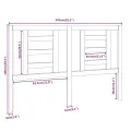 Tête de lit Marron miel 141x4x100 cm Bois massif de pin