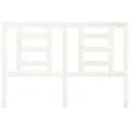 Tête de lit Blanc 126x4x100 cm Bois massif de pin