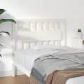 Tête de lit Blanc 105,5x4x100 cm Bois massif de pin