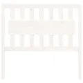 Tête de lit Blanc 105,5x4x100 cm Bois massif de pin