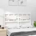 Tête de lit Blanc 165,5x4x100 cm Bois massif de pin