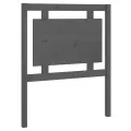 Tête de lit Gris 80,5x4x100 cm Bois massif de pin