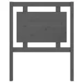 Tête de lit Gris 80,5x4x100 cm Bois massif de pin