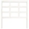 Tête de lit Blanc 95,5x4x100 cm Bois massif de pin