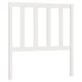 Tête de lit Blanc 81x4x100 cm Bois massif de pin