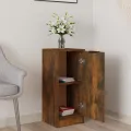 Buffet Chêne fumé 30x30x70 cm Bois d'ingénierie