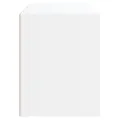 Armoire à chaussures Blanc 80x35x45 cm Bois d'ingénierie
