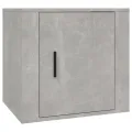 Tables de chevet 2 pcs Gris béton 50x39x47 cm