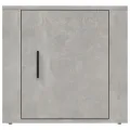 Tables de chevet 2 pcs Gris béton 50x39x47 cm