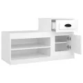 Armoire à chaussures blanc 100x42x60 cm bois d'ingénierie
