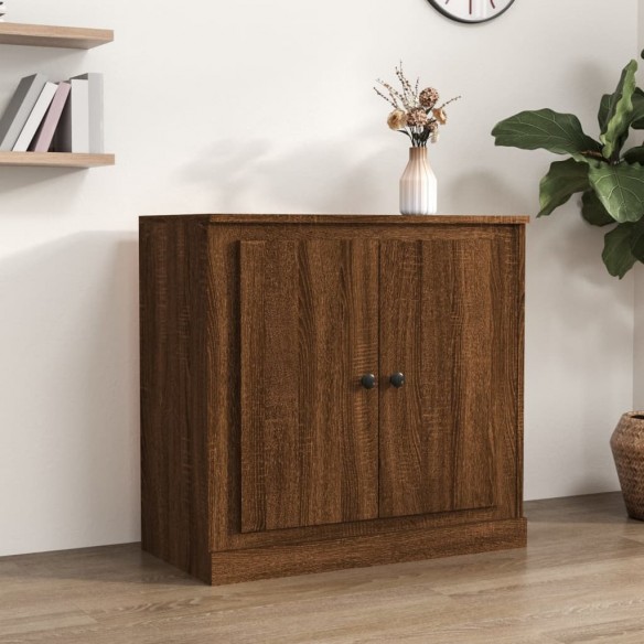 Buffet chêne marron 70x35,5x67,5 cm Bois d'ingénierie