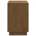 Armoire à chaussures Marron miel 110x34x52cm Bois de pin massif