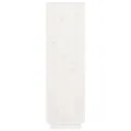 Buffet Blanc 38x35x117 cm Bois massif de pin