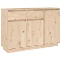 Buffet 110x34x75 cm bois massif de pin