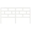 Tête de lit Blanc 186x4x100 cm Bois massif de pin