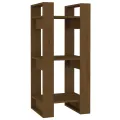 Bibliothèque/Cloison Marron miel 41x35x91 cm Bois massif