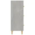 Buffet Gris béton 70x34x90 cm Bois d'ingénierie