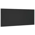Tête de lit Noir 200x1,5x80 cm Bois d'ingénierie