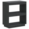 Bibliothèque Gris 60x35x71 cm Bois de pin massif