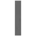 Bibliothèque/Cloison Gris 60x30x167,5 cm Bois massif de pin