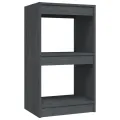 Bibliothèque Gris 40x30x71,5 cm Bois de pin massif
