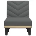 Chaise longue gris foncé tissu