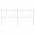 Tête de lit métal blanc 193 cm