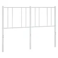 Tête de lit métal blanc 160 cm