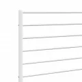 Tête de lit métal blanc 120 cm