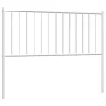 Tête de lit métal blanc 100 cm