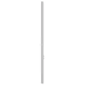 Tête de lit métal blanc 100 cm