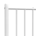 Tête de lit métal blanc 100 cm