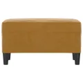 Banc Marron 70x35x41 cm Velours