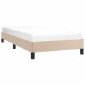 Cadre de lit Cappuccino 90x190 cm Similicuir