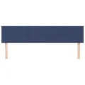 Têtes de lit 2 pcs Bleu 100x5x78/88 cm Tissu