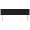 Têtes de lit 2 pcs Noir 100x5x78/88 cm Tissu