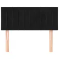 Tête de lit Noir 80x5x78/88 cm Velours