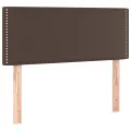 Tête de lit Marron 100x5x78/88 cm Similicuir