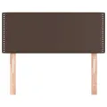 Tête de lit Marron 100x5x78/88 cm Similicuir
