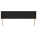 Têtes de lit 2 pcs Noir 80x5x78/88 cm Similicuir