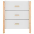 Buffet Blanc 62x38x70 cm Bois d'ingénierie