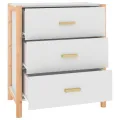 Buffet Blanc 62x38x70 cm Bois d'ingénierie