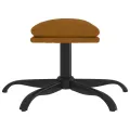 Repose-pied Marron 60x60x36 cm Velours